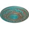 Ekena Millwork Rose Ceiling Medallion (Fits Canopies up to 13 1/2"), 33 7/8"OD x 2 3/8"P, Copper Green Patina CM33ROCGS - alternate 3